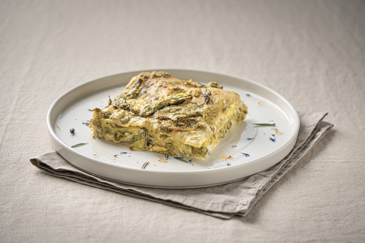 Zaino Gourmet Lasagne con asparagi